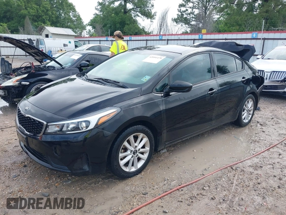 2017 Kia Forte LX with VIN 3KPFL4A79HE132178, listed as a IAAI auction lot 42091470 with 165,733 mi miles. Bid and sale history available at carsss.com. Image 2.