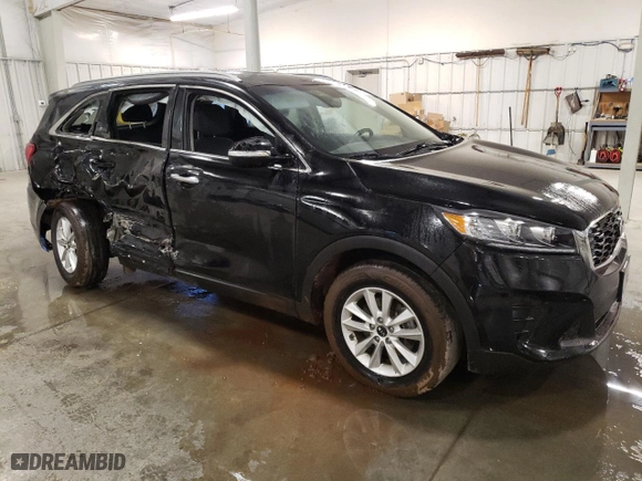 2019 Kia Sorento L with VIN 5XYPG4A38KG451295, listed as a Copart auction lot 50031315 with 82,023 mi miles and Salvage Title. Bid and sale history available at carsss.com. Image 4.