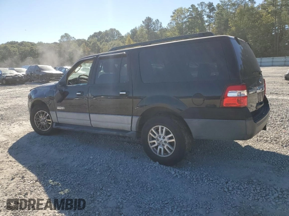 2007 Ford Expedition Max XLT with VIN 1FMFK15527LA30572, listed as a Copart auction lot 76286944 with 240,433 mi miles and Salvage title. Bid and sale history available at DreamBid. Image 2.