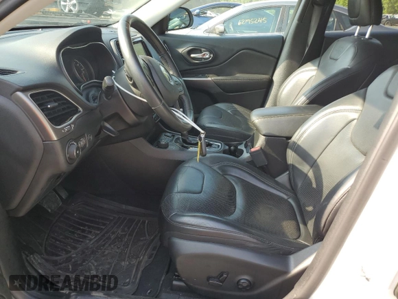 2019 Jeep Cherokee Limited with VIN 1C4PJMDX1KD293624, listed as a Copart auction lot 61102005 with 57,321 mi miles and Salvage title. Bid and sale history available at DreamBid. Image 7.