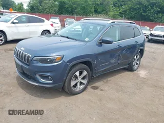 2020 Jeep Cherokee Limited with VIN 1C4PJMDX3LD603242, listed as a IAAI auction lot 42499494 with 51,491 mi miles and . Bid and sale history available at DreamBid. Image 18.
