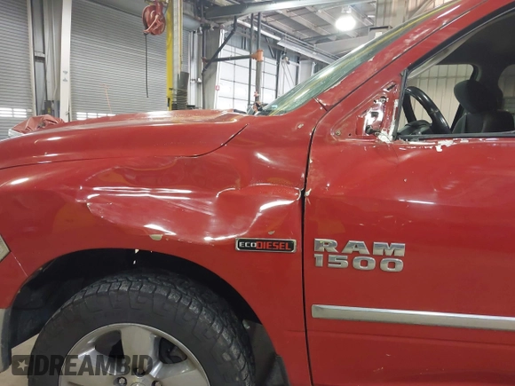 2018 Ram 1500 Big Horn with VIN 1C6RR7LM7JS282767, listed as a IAAI auction lot 41395423 with 143,088 mi miles. Bid and sale history available at carsss.com. Image 6.