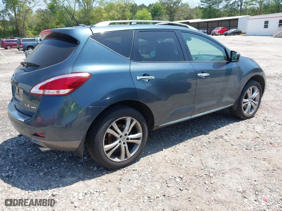 2011 Nissan Murano LE with VIN JN8AZ1MW5BW160801, listed as a IAAI auction lot 42081172 with 156,498 mi miles. Bid and sale history available at carsss.com. Image 4.