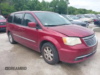 2012 Chrysler Town & Country Touring with VIN 2C4RC1BG5CR301355, listed as a IAAI auction lot 42208636 with 195,174 mi miles and . Bid and sale history available at DreamBid. Image 1.