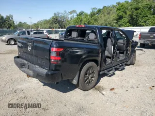 2023 Nissan Frontier SV with VIN 1N6ED1EJ7PN630402, listed as a Copart auction lot 57339595 with 35,876 mi miles and Salvage title. Bid and sale history available at DreamBid. Image 3.