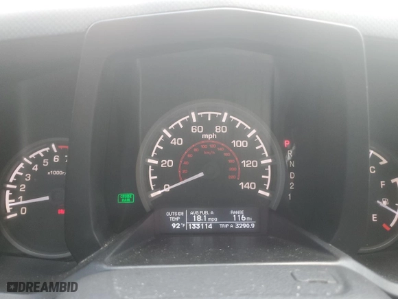2014 Honda Ridgeline SE with VIN 5FPYK1F61EB013239, listed as a Copart auction lot 72755774 with 133,114 mi miles and Salvage Title. Bid and sale history available at carsss.com. Image 9.