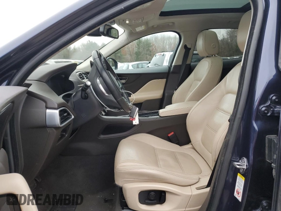 2018 Jaguar F-Pace 35t Prestige with VIN SADCK2EVXJA242611, listed as a Copart auction lot 83959894 with 106,307 mi miles and Salvage title. Bid and sale history available at DreamBid. Image 7.