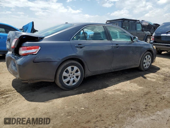 2011 Toyota Camry LE with VIN 4T4BF3EK7BR159856, listed as a Copart auction lot 59521625 with 123,519 mi miles and Salvage title. Bid and sale history available at DreamBid. Image 3.