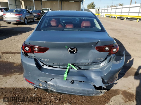 2025 Mazda 3 S Carbon Edition with VIN 3MZBPBCM7SM458520, listed as a Copart auction lot 44171065 with 2,214 mi miles and Clean Title. Bid and sale history available at DreamBid. Image 6.