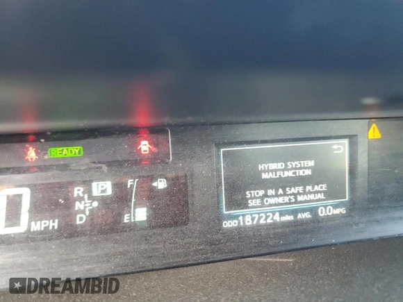 2015 Toyota Prius Two z VIN JTDZN3EU3FJ034409, wystawiony jako Copart lot #47860705 z przebiegiem 187 224 mil mil oraz Szkoda całkowita • Salvage title. Historia ofert i sprzedaży dostępna na DreamBid. Obrazek 9.