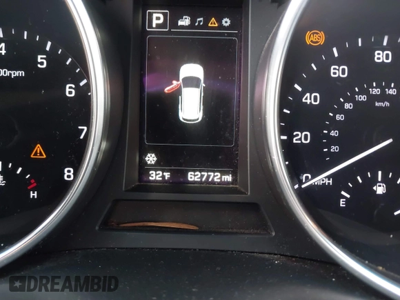 2017 Hyundai Santa Fe 2.0T with VIN 5XYZUDLA8HG502333, listed as a IAAI auction lot 41246195 with 62,772 mi miles and . Bid and sale history available at DreamBid. Image 15.