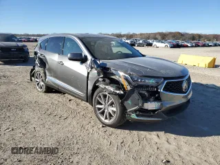 2022 Acura RDX w/Technology Package with VIN 5J8TC2H5XNL009134, listed as a Copart auction lot 81839264 with 9,200 mi miles and Salvage Title. Bid and sale history available at carsss.com. Image 4.