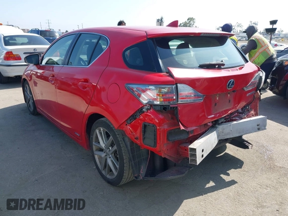 2015 Lexus CT 200h with VIN JTHKD5BH7F2229526, listed as a IAAI auction lot 42450596 with 110,661 mi miles and . Bid and sale history available at DreamBid. Image 3.