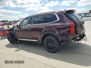 2022 Kia Telluride SX with VIN 5XYP54HC7NG276196, listed as a Copart auction lot 48282323 with 11,643 mi miles and Salvage title. Bid and sale history available at DreamBid. Image 2.