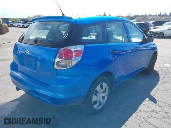 2008 Toyota Matrix STD with VIN 2T1KR32E08C693338, listed as a IAAI auction lot 41894527 with 70,564 mi miles and . Bid and sale history available at DreamBid. Image 4.