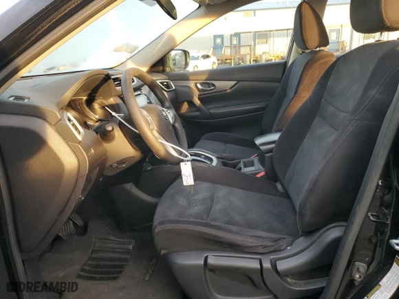 2014 Nissan Rogue SV with VIN 5N1AT2MV7EC764104, listed as a Copart auction lot 80967624 with 107,127 mi miles and Salvage Title. Bid and sale history available at carsss.com. Image 7.