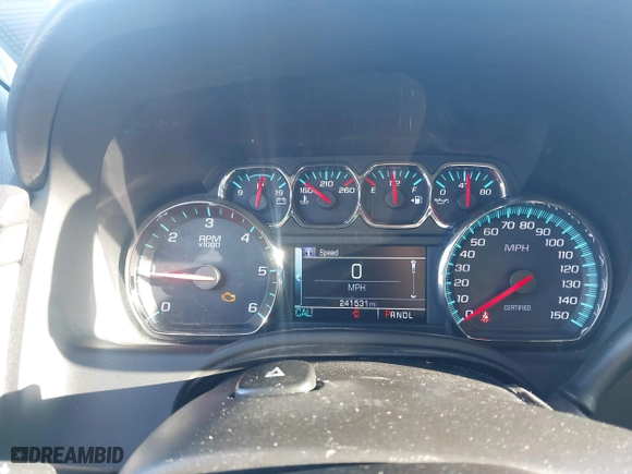 2018 Chevrolet Tahoe Commercial with VIN 1GNLCDEC0JR283440, listed as a IAAI auction lot 41280493 with 241,531 mi miles. Bid and sale history available at carsss.com. Image 7.