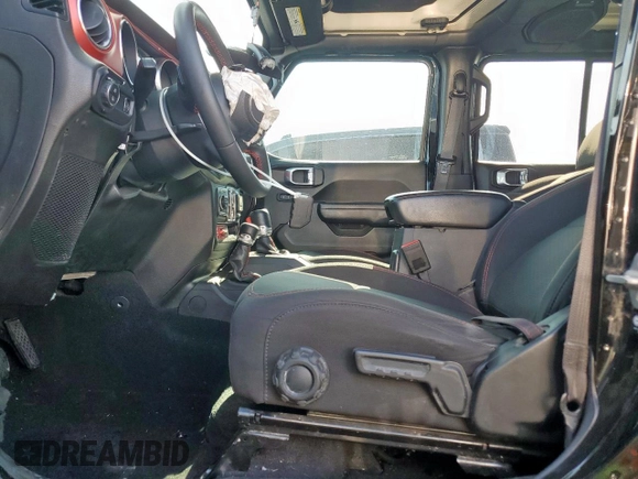 2023 Jeep Gladiator Rubicon with VIN 1C6JJTBG6PL524721, listed as a Copart auction lot 59091505 with 45,107 mi miles and Salvage title. Bid and sale history available at DreamBid. Image 7.
