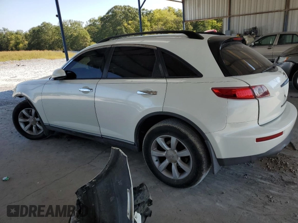 2003 Infiniti FX35 w/Options with VIN JNRAS08W23X003016, listed as a Copart auction lot 74562254 with 120,351 mi miles and Salvage Title. Bid and sale history available at carsss.com. Image 2.