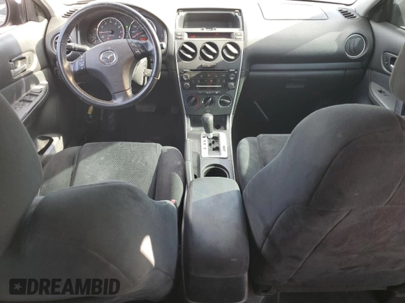 2008 Mazda 6 i Sport VE with VIN 1YVHP80C185M05834, listed as a Copart auction lot 55316975 with 224,431 mi miles and Salvage Title. Bid and sale history available at DreamBid. Image 8.