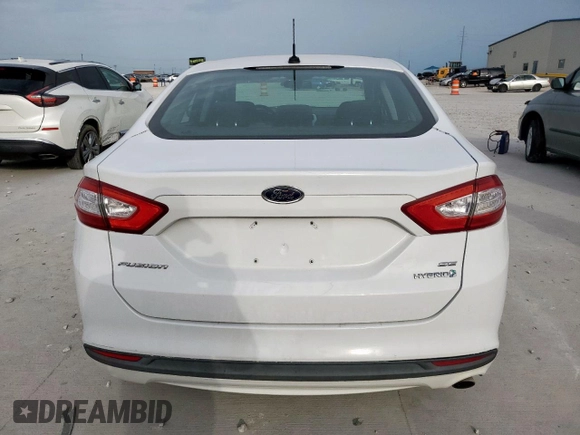 2013 Ford Fusion SE Hybrid with VIN 3FA6P0LU9DR304525, listed as a Copart auction lot 63324645 with 105,689 mi miles and Clean title. Bid and sale history available at DreamBid. Image 6.