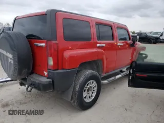 2006 Hummer H3 with VIN 5GTDN136368326659, listed as a Copart auction lot 80970214 with 197,305 mi miles and Salvage Title. Bid and sale history available at DreamBid. Image 3.
