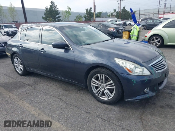 2011 Infiniti G25 Journey with VIN JN1DV6AP1BM830275, listed as a IAAI auction lot 41905361 with 153,169 mi miles. Bid and sale history available at carsss.com. Image 1.