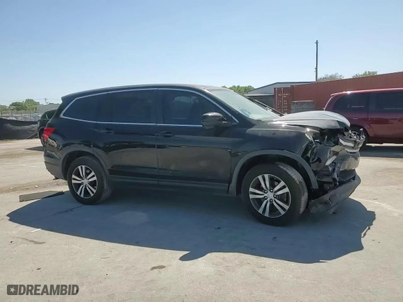 2017 Honda Pilot EX-L with VIN 5FNYF5H55HB046869, listed as a Copart auction lot 48320945 with 124,752 mi miles and Salvage Title. Bid and sale history available at carsss.com. Image 12.