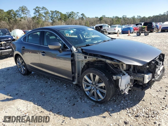 2019 Mazda 6 Grand Touring with VIN JM1GL1TY2K1502079, listed as a Copart auction lot 48495605 with 148,137 mi miles and Salvage Title. Bid and sale history available at carsss.com. Image 4.