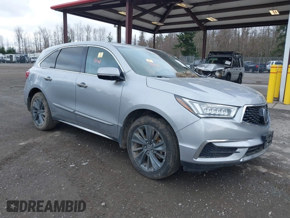 2017 Acura MDX w/Technology Pkg with VIN 5J8YD4H59HL003506, listed as a IAAI auction lot 41318201 with 63,120 mi miles. Bid and sale history available at carsss.com. Image 1.