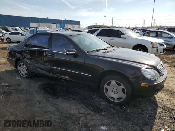 2006 Mercedes-Benz S 500 with VIN WDBNG84JX6A476485, listed as a Copart auction lot 77179734 with 229,079 mi miles and Clean title. Bid and sale history available at DreamBid. Image 4.