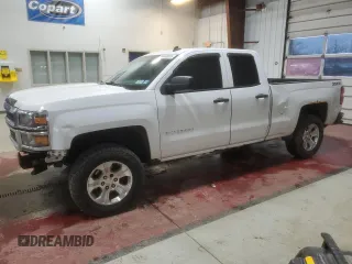 2014 Chevrolet Silverado 1500 LT with VIN 1GCVKREC8EZ413682, listed as a Copart auction lot 50869935 with 140,224 mi miles and Salvage Title. Bid and sale history available at DreamBid. Image 1.