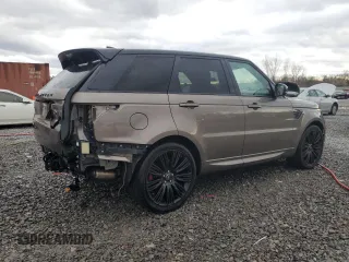 2018 Land Rover Range Rover Sport HSE Dynamic with VIN SALWV2SV3JA196875, listed as a Copart auction lot 46709375 with 45,258 mi miles and Salvage Title. Bid and sale history available at carsss.com. Image 3.