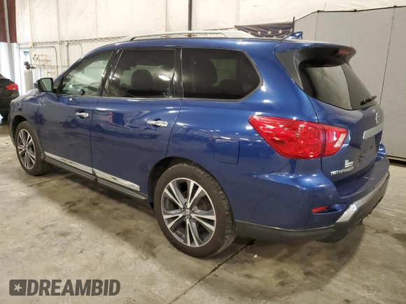 2020 Nissan Pathfinder Platinum with VIN 5N1DR2DM6LC595368, listed as a Copart auction lot 62003495 with 101,165 mi miles and Salvage title. Bid and sale history available at DreamBid. Image 2.