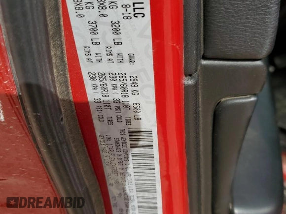 2018 Jeep Grand Cherokee Trailhawk with VIN 1C4RJFLGXJC477597, listed as a Copart auction lot 56338075 with 91,443 mi miles and Salvage title. Bid and sale history available at DreamBid. Image 14.