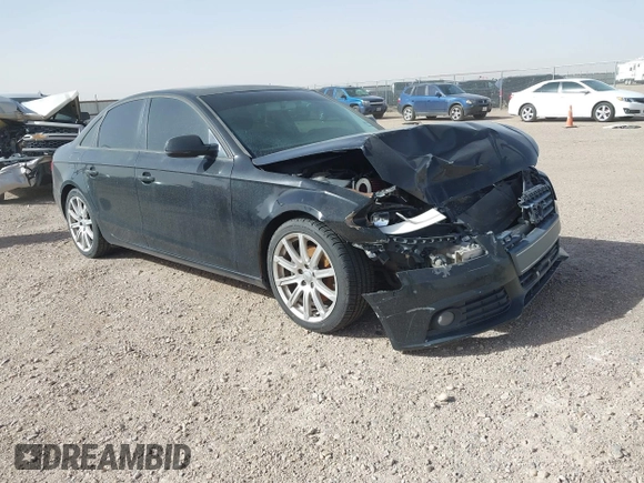 2010 Audi A4 2.0T Premium with VIN WAUAFAFL3AN022179, listed as a IAAI auction lot 41826716 with 147,286 mi miles. Bid and sale history available at carsss.com. Image 1.