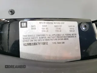 2007 Pontiac Solstice z VIN 1G2MB35BX7Y110612, wystawiony jako Copart lot #75523304 z przebiegiem 25 277 mil mil oraz Szkoda całkowita • Salvage title. Historia ofert i sprzedaży dostępna na DreamBid. Obrazek 12.