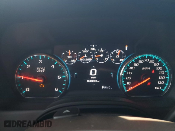 2017 Chevrolet Tahoe LT with VIN 1GNSCBKC5HR369194, listed as a Copart auction lot 55279865 with 84,049 mi miles and Salvage title. Bid and sale history available at DreamBid. Image 9.