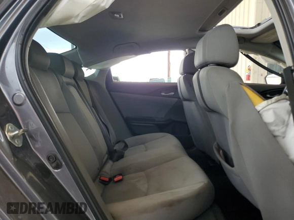 2017 Honda Civic LX with VIN 19XFC2F56HE206118, listed as a Copart auction lot 58777885 with 59,710 mi miles and Salvage title. Bid and sale history available at DreamBid. Image 10.