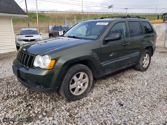 2009 Jeep Grand Cherokee Laredo with VIN 1J8GR48K59C504128, listed as a Copart auction lot 52807835 with 182,053 mi miles and Clean Title. Bid and sale history available at carsss.com. Image 1.