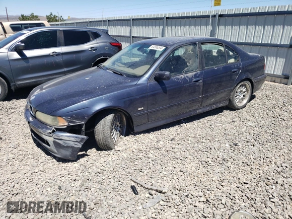 2002 BMW 5 Series 530iA with VIN WBADT63402CH93764, listed as a Copart auction lot 64886594 with 0 mi miles and Salvage Title. Bid and sale history available at carsss.com. Image 1.