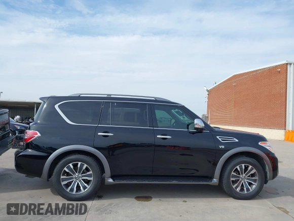 2018 Nissan Armada Platinum with VIN JN8AY2ND3J9050428, listed as a IAAI auction lot 41569768 with 128,904 mi miles. Bid and sale history available at carsss.com. Image 13.
