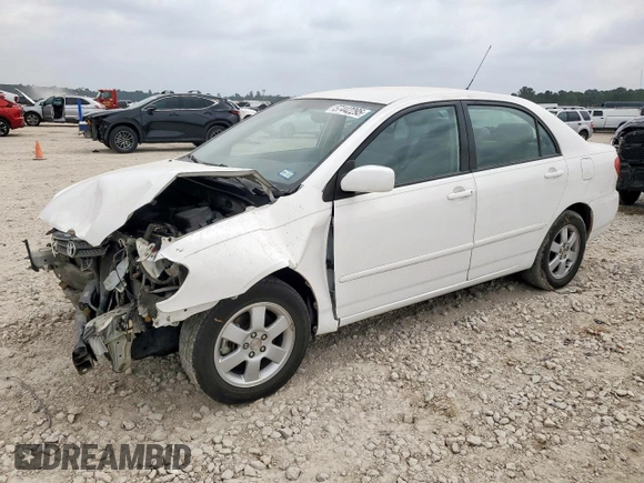 2007 Toyota Corolla CE with VIN 1NXBR32E17Z896493, listed as a Copart auction lot 57442295 with 110,375 mi miles and Salvage title. Bid and sale history available at DreamBid. Image 1.