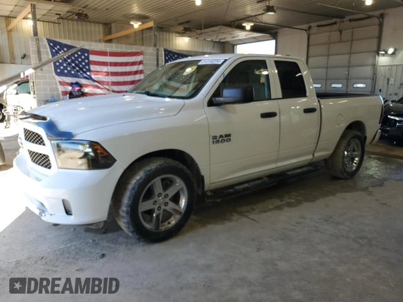 2017 Ram 1500 Express with VIN 1C6RR6FG3HS585281, listed as a Copart auction lot 81318224 with 140,607 mi miles and Clean title. Bid and sale history available at DreamBid. Image 1.