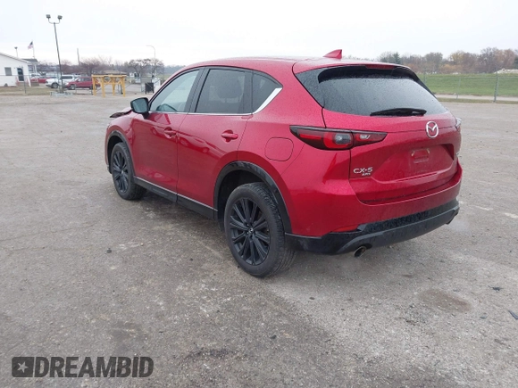 2022 Mazda CX-5 2.5 Turbo with VIN JM3KFBAY3N0622971, listed as a IAAI auction lot 40957512 with 25,084 mi miles and . Bid and sale history available at carsss.com. Image 3.