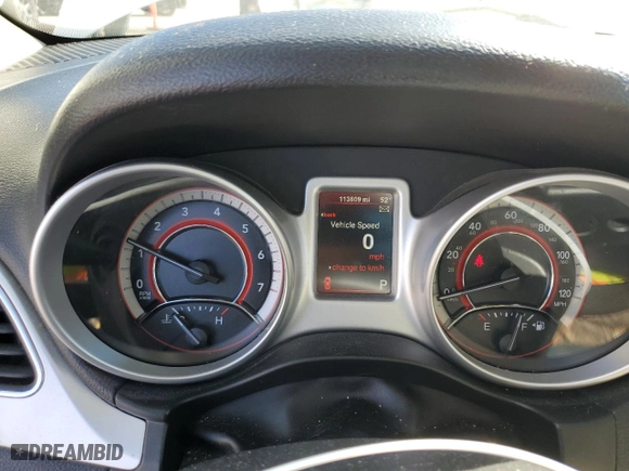 2014 Dodge Journey SXT with VIN 3C4PDCBG3ET192037, listed as a Copart auction lot 88465305 with 113,609 mi miles and Salvage Title. Bid and sale history available at carsss.com. Image 9.