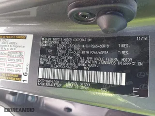 2017 Lexus GX with VIN JTJJM7FX2H5161029, listed as a IAAI auction lot 41864434 with 145,562 mi miles. Bid and sale history available at carsss.com. Image 9.