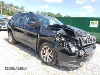 2016 Jeep Cherokee Sport z VIN 1C4PJLAB3GW233584, wystawiony jako Copart lot #61441815 z przebiegiem 168 112 mil mil oraz Szkoda całkowita • Salvage title. Historia ofert i sprzedaży dostępna na DreamBid. Obrazek 4.