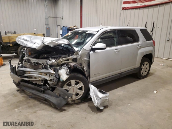 2012 GMC Terrain SLE-1 with VIN 2GKFLREK3C6187864, listed as a Copart auction lot 45570385 with 130,812 mi miles and Clean Title. Bid and sale history available at carsss.com. Image 1.