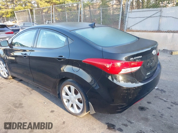 2013 Hyundai Elantra Limited with VIN 5NPDH4AE3DH198576, listed as a IAAI auction lot 39205756 with 57,934 mi miles and . Bid and sale history available at DreamBid. Image 3.